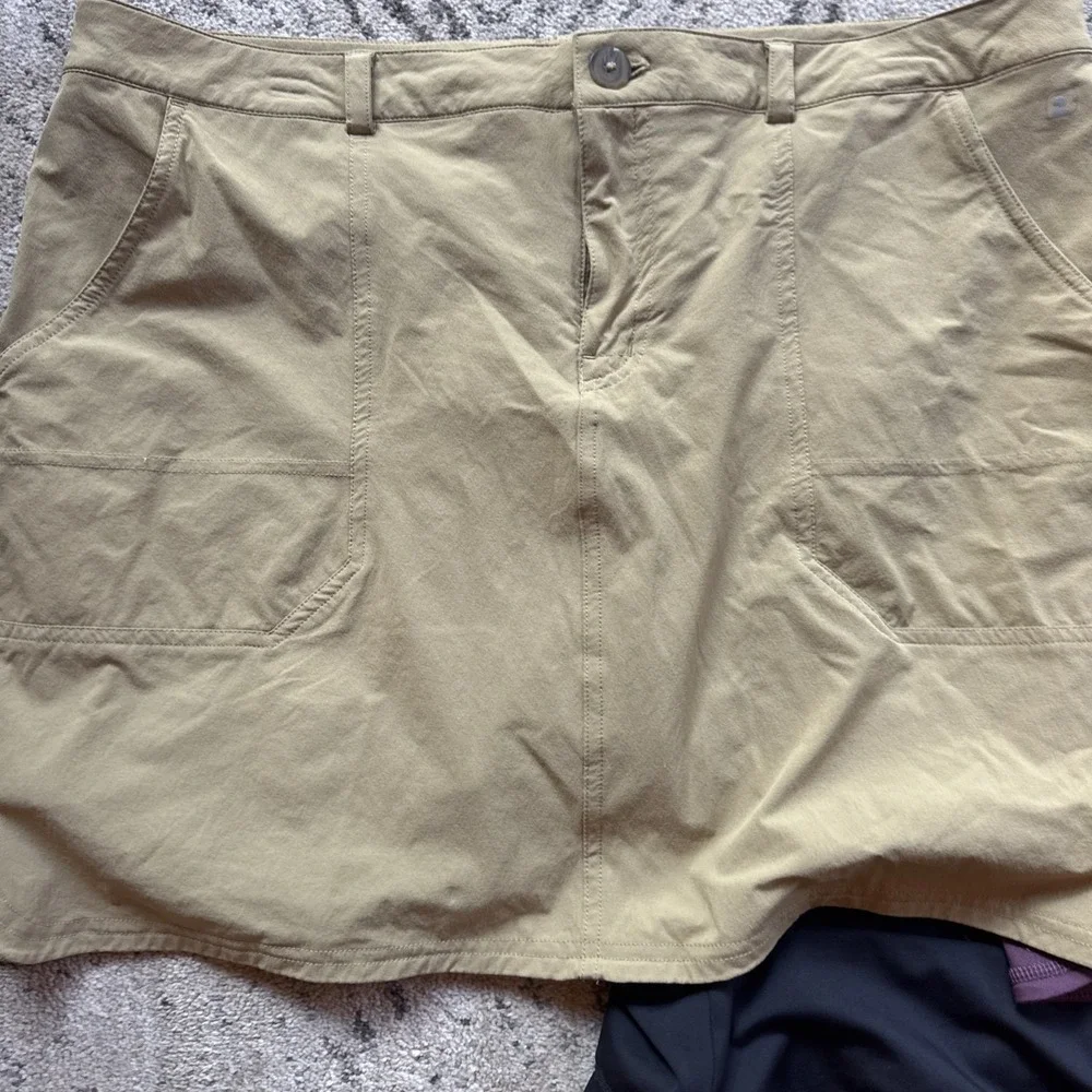 Women's Lot Of 3 Skirts With Pockets Eastern Mountain Sports Zuda Xl/16 Athletic